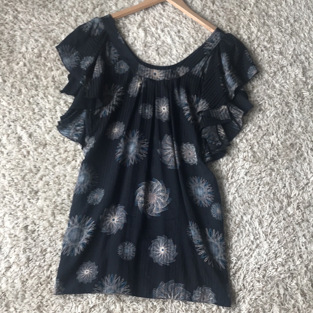 Elegant Navy Floral Women dress